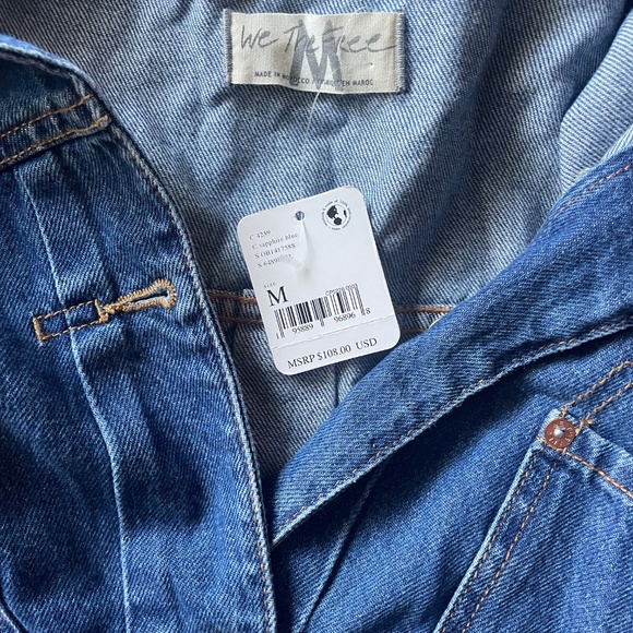 NWT We The Free denim romper - Picture 3 of 4